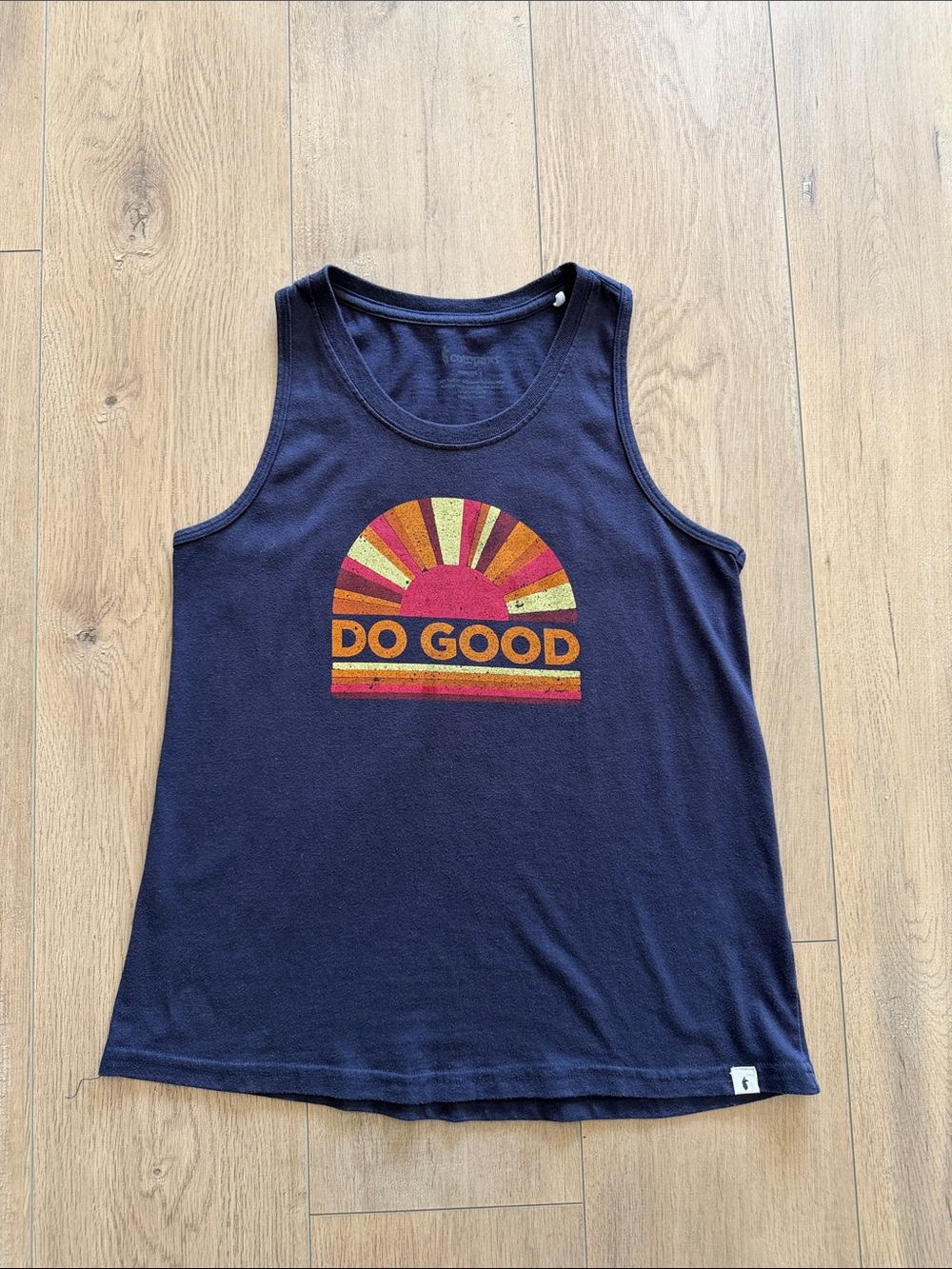 Cotopaxi Women's Do Good Graphic Tank Top Size S Navy - Picture 8 of 8